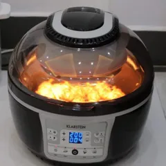 [SALE ĐẬM] Nồi chiên không dầu, nồi nướng không dầu Turbo Klarstein 9 lít siêu tiện dụng, chiên gà, ngan nguyên con