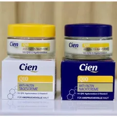 Bộ Kem Dưỡng Ngày và Đêm Q10 CIEN - Chống Lão Hóa, Cấp Ẩm, Xóa Nếp Nhăn - Dưỡng Da Căng Mịn, Tươi Trẻ Sau 1 Tháng Sử Dụng