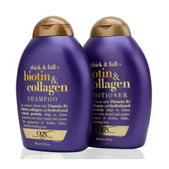 Bộ Dầu gội & Xả Biotin Collagen - Kích Mọc Tóc Dày Bồng Bềnh, Ngăn Rụng Tóc, Phục Hồi và Nuôi Dưỡng Tóc Sáng Bóng