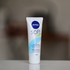 Kem Dưỡng Ẩm Nivea Soft 75ml - Dưỡng Da Mềm Mại, Chống Khô Nẻ, Xuất Xứ Đức, Hàng Nội Địa Chất Lượng Cao