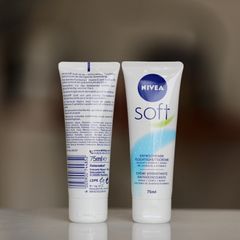 Kem Dưỡng Ẩm Nivea Soft 75ml - Dưỡng Da Mềm Mại, Chống Khô Nẻ, Xuất Xứ Đức, Hàng Nội Địa Chất Lượng Cao