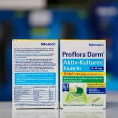 Viên uống bổ sung lợi khuẩn Tetesept Proflora Darm Aktiv-Kulturen - Hỗ trợ tiêu hóa & cân bằng hệ vi sinh đường ruột, 24 viên Đức
