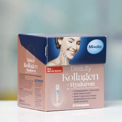 Collagen Mivolis Beauty Kollagen + Hyaluron - Nước Dưỡng Da Săn Chắc, Căng Mịn - Hỗ Trợ Làm Đẹp, Dễ Uống, Nguồn Gốc Đức