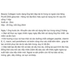 Collagen Mivolis Beauty Kollagen + Hyaluron - Nước Dưỡng Da Săn Chắc, Căng Mịn - Hỗ Trợ Làm Đẹp, Dễ Uống, Nguồn Gốc Đức
