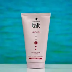 Kem Tạo Kiểu Tóc Xoăn Schwarzkopf Taft Locken Styling Balm 150ml - Giữ Nếp Tự Nhiên, Định Hình Lọn Xoăn Mềm Mại, Không Bết Dính