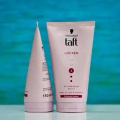 Kem Tạo Kiểu Tóc Xoăn Schwarzkopf Taft Locken Styling Balm 150ml - Giữ Nếp Tự Nhiên, Định Hình Lọn Xoăn Mềm Mại, Không Bết Dính
