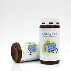 Viên Uống Omega 3-6-9 Sanct Bernhard - Bổ Sung Dầu Hạt Lanh Tự Nhiên, Hỗ Trợ Tim Mạch, 180 Viên, Xuất Xứ Đức