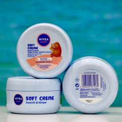 Kem Dưỡng Da Nivea Baby Soft Creme 200ml - Dưỡng Ẩm An Toàn cho Trẻ Sơ Sinh và Trẻ Em, Bảo Vệ Da 24h