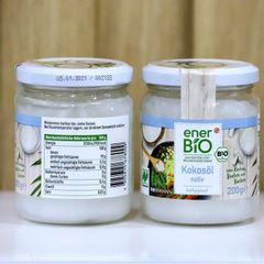 Dầu Dừa Hữu Cơ Ép Lạnh Bio Kokosol 200g - Dưỡng Da, Chăm Sóc Tóc, Sản Phẩm An Toàn Từ Đức