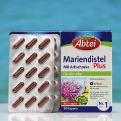 Viên uống bổ gan Abtei Mariendistel - Hỗ trợ chức năng gan, 30 viên - Hàng Đức chính hãng