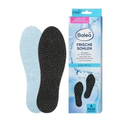 Lót giày Balea size 39-41 than hoạt tính, hộp 8 đôi