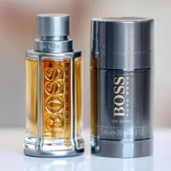 Nước hoa Hugo The Scent TẶNG KÈM lăn khử mùi hương thơm nước hoa - Hàng chuẩn Đức