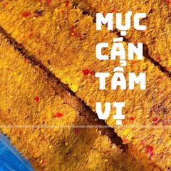 Mực Cán Tẩm Vị CAOFOOD - Đặc Sản Hải Sản Vặt An Toàn, Nguyên Liệu Tự Nhiên, Hương Vị Đậm Đà, Hũ 200gr