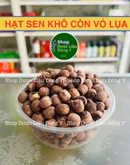Hạt Sen Còn Nguyên Vỏ Lụa - Thực Phẩm Khô Nguyên Chất, Hương Vị Thơm Ngon, Giàu Dinh Dưỡng 367500