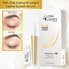 Serum Dưỡng Mi Long4Lashes 3ml - Tăng Cường Độ Dày & Dài Mi Tự Nhiên, Hỗ Trợ Chăm Sóc Lông Mi Yếu, Hiệu Quả Sử Dụng Nghệ Thuật Châu Âu