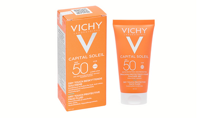 Kem Chống Nắng Vichy Capital Soleil Dry Touch SPF50 50ml - Bảo Vệ Da Hiệu Quả, Chống Nắng Tia UVA/UVB, Dành Cho Da Nhạy Cảm