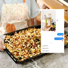 Granola Siêu Hạt Không Yến Mạch Nướng Mật Ong CAO Food - Ngũ Cốc Dinh Dưỡng 100% Không Đường, Handmade Từ Hạt Cao Cấp
