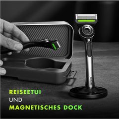 Dao Cạo Ướt Gillette Labs - Công Nghệ Làm Sạch Tích Hợp, 5 Lưỡi, Thiết Kế Linh Hoạt Dành Cho Nam Giới