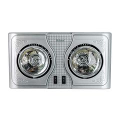 Đèn Sưởi Nhà Tắm Treo Tường Hans H2B 2 Bóng Hồng Ngoại - Công Suất 550W, Bảng Điều Khiển Tiện Lợi, Phù Hợp 2-4m2
