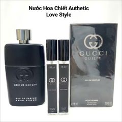 Nước hoa nam Love STYLE Guilty Pour Homme EDT 90ml - Dầu thơm gỗ sang trọng, nam tính và quyến rũ - Quà tặng hoàn hảo cho phái mạnh