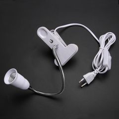 Chân Đèn Kẹp Lò Xo E27 Có Dây + Công Tắc - Giải Pháp Chiếu Sáng Hiện Đại, Tiện Lợi Cho Không Gian Sống