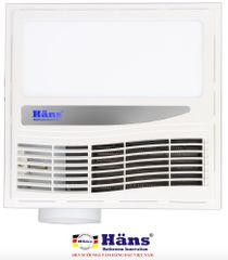 Quạt Sưởi Âm Trần Có Điều Khiển Hans HA-R - Thiết Kế Độc Đáo, Tiết Kiệm Năng Lượng, Phù Hợp Phòng Tắm Diện Tích 4-6m2