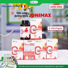 Viên Uống Dưỡng Khớp JONIMAX - Hỗ Trợ Giảm Đau & Thoái Hóa Khớp, Glucosamine, Collagen, Hỗ Trợ Khớp Vận Động Linh Hoạt, Nhập Khẩu Pháp