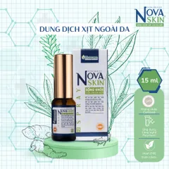 Dung dịch xịt Novaskin 15ml - Hỗ trợ làm dịu và phục hồi da nhạy cảm, giảm ngứa do Viêm Da và Chàm, bảo vệ vùng da tổn thương