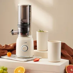Máy ép chậm Joyoung JSJ-550 - Máy ép trái cây ống tiếp lớn 80mm, thiết kế gọn nhẹ, công suất 120W, dung tích 800mL, dễ vệ sinh.