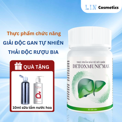 Viên Uống Giải Độc Gan Detoxmune Max - Bảo Vệ Gan, Giải Độc, Hỗ Trợ Chức Năng Gan 30 Viên/Hộp - Sản Phẩm Chăm Sóc Sức Khỏe