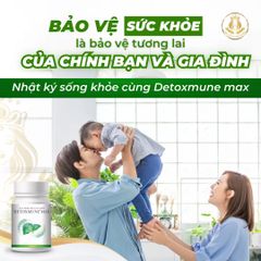 Viên Uống Giải Độc Gan Detoxmune Max - Bảo Vệ Gan, Giải Độc, Hỗ Trợ Chức Năng Gan 30 Viên/Hộp - Sản Phẩm Chăm Sóc Sức Khỏe