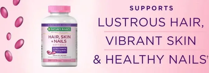 Viên Uống Đẹp Da Tóc Móng Nature’s Bounty Hair Skin & Nails Mỹ - Hỗ Trợ Sức Khỏe, Cải Thiện Vẻ Đẹp Tự Nhiên 250 Viên