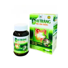 Viên uống hỗ trợ tiêu hóa Đại Tràng Mộc Hoa Trắng - Giảm đau bụng, cải thiện sức khỏe đường ruột - Hộp 30 viên