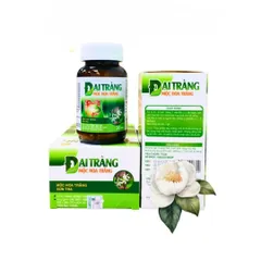 Viên uống hỗ trợ tiêu hóa Đại Tràng Mộc Hoa Trắng - Giảm đau bụng, cải thiện sức khỏe đường ruột - Hộp 30 viên