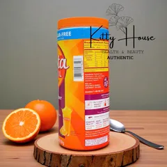 Bột sung chất xơ Meta Mucil vị cam real sugar 754g - Hỗ trợ tiêu hóa, gián tắc nghẽn, giảm cân, bổ sung cho sức khỏe tim mạch