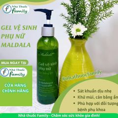 Gel Vệ Sinh Phụ Nữ Maldala 200ML - Cân Bằng pH, Ngừa Viêm Nhiễm, Chiết Xuất Tự Nhiên, An Toàn Sử Dụng Hàng Ngày