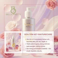 Sữa Tắm Nữ V-Naturecare Hương Nước Hoa Quyến Rũ 190ml - Sạch Da, Trắng Da, Lưu Hương Suốt 6 Tiếng, Chăm Sóc Da Mềm Mịn Tự Nhiên