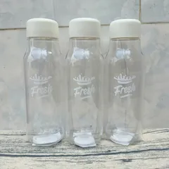 Bộ 3 Bình Nước Nhựa LocknLock Milky 500ml BPA Free - Chịu Nhiệt Đến 60 Độ, Thiết Kế Gọn Nhẹ, An Toàn Với Môi Trường