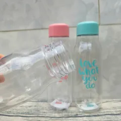 Bộ 3 Bình Nước Nhựa LocknLock Milky 500ml BPA Free - Chịu Nhiệt Đến 60 Độ, Thiết Kế Gọn Nhẹ, An Toàn Với Môi Trường