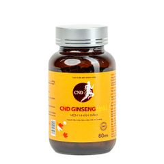 Viên Nhân Sâm CND Ginseng Gold - Tăng Đề Kháng, Bồi Bổ Sức Khỏe từ Nhân Sâm Canada, 60 Viên Hỗ Trợ Năng Lượng và Tinh Thần