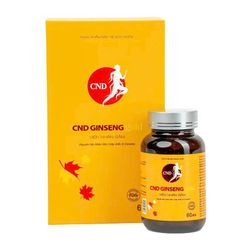 Viên Nhân Sâm CND Ginseng Gold - 60 Viên Tăng Sinh Lực, Giảm Mệt Mỏi, Hỗ Trợ Giảm Stress tự nhiên từ Nhân Sâm Canada