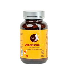 Viên Nhân Sâm CND Ginseng Gold - 60 Viên Tăng Sinh Lực, Giảm Mệt Mỏi, Hỗ Trợ Giảm Stress tự nhiên từ Nhân Sâm Canada