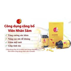 Viên Nhân Sâm CND Ginseng Gold - 60 Viên Tăng Sinh Lực, Giảm Mệt Mỏi, Hỗ Trợ Giảm Stress tự nhiên từ Nhân Sâm Canada