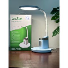 Đèn Bàn Chống Cận Thị Protex PR040L - Đèn LED Thông Minh 6W Với Loa Bluetooth Tích Hợp, Điều Chỉnh Ánh Sáng 3 Nhiệt Độ Màu