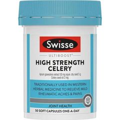 Viên uống Swisse Celery 5000mg 50 viên - Hỗ trợ điều hòa đường huyết, sức khỏe toàn diện từ chiết xuất cần tây Úc