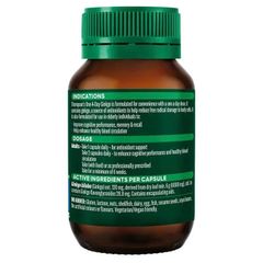 Viên uống bổ não Thompsons One A Day Ginkgo 6000 - Tăng cường trí nhớ và tập trung, 60 viên của Úc