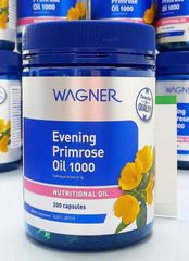 Tinh Dầu Hoa Anh Thảo Wagner Evening Primrose Oil 1000, 200 Viên - Hỗ Trợ Sức Khỏe và Làm Đẹp Cho Phái Nữ ạ