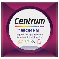 Viên Uống Vitamin Tổng Hợp Centrum For Women 90 Viên - Bổ Sung Dinh Dưỡng Cho Phụ Nữ, Tăng Cường Sức Khỏe Và Năng Lượng