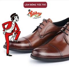 Khăn Ướt Dưỡng Bóng Giày Da POLIBOY Đức - Sáng Bóng Nhanh, Chống Ố Mốc, Bảo Vệ Da Tự Nhiên, Tiện Lợi Dùng Mọi Lúc