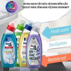 Dung Dịch Tẩy Toilet Denkmit 750ml – Hương Chanh, Hàng Nội Địa Đức